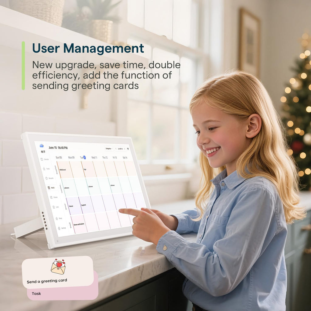 YPI™ 10.1-Inch Smart Digital Calendar