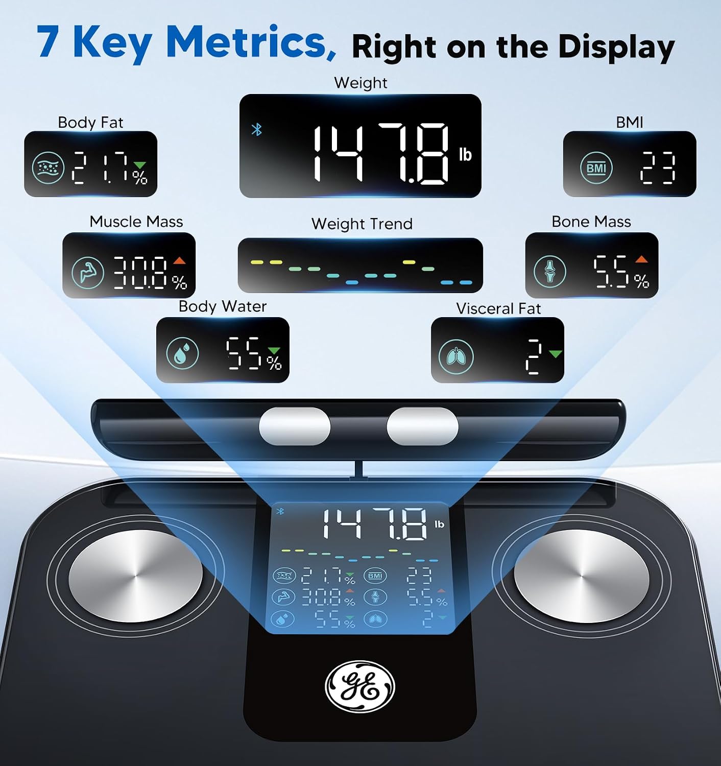 GE™ CS10N 8-Electrode Smart Body Composition Scale